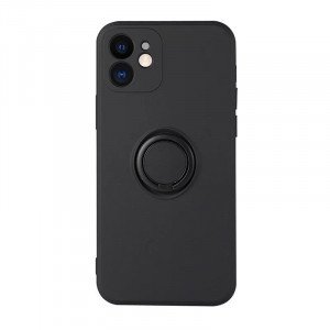 Husa pentru Xiaomi MI 11 ULTRA, Vennus Silicone cu inel, negru - Img 2