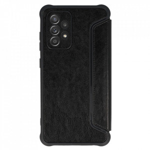Husa Razor Leather Book pentru Samsung Galaxy A52/A52S black