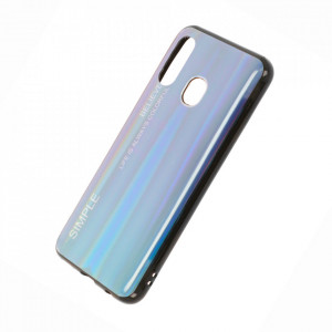 Husa Samsung Galaxy A40 - Husa Gradient Aurora Colorful - Dark Albastru