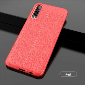 Husa Samsung Galaxy A70 | A70s Rosie din TPU cu Design de Tip Piele