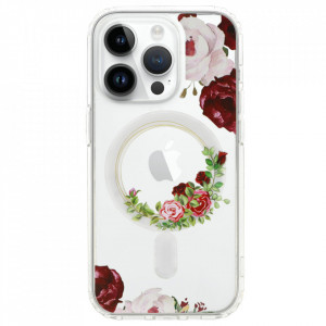 Husa Tel Protect Flower Magsafe pentru Iphone 15 Plus design 2