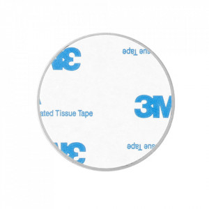 Metal plate for magnet holders - round black