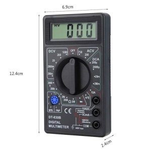 Multimetru digital, Afisaj LCD, 1000 V, 750 V, Plastic, 126x70x26 mm, AD1267026 - Img 6