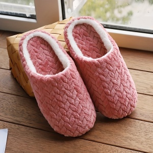 Papuci de casa unisex Călduroși cu Talpă Antiderapantă din Cauciuc, PMCJ26878 - Img 2