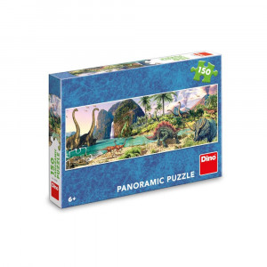Puzzle panoramic Dinozauri, 150 piese - DINO TOYS - Img 3