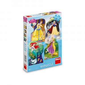 Puzzle Printese, 4x54 piese - DINO TOYS - Img 3