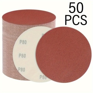 Set 50 bucati discuri abrazive cu sistem de prindere tip arici, 15 cm, TMVH52088 - Img 4