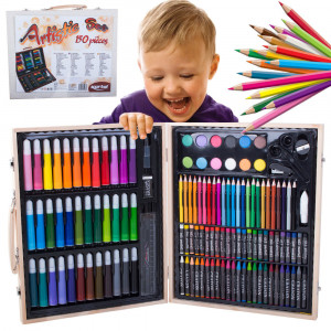Set Complet pentru Desenat si Pictat, 150 piese, PM182393