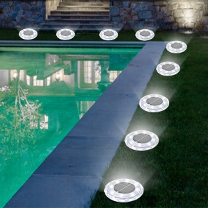 Set lămpi solare LED pentru sol – iluminat ambiental pentru grădină și alei, TMAP1161917 - Img 8