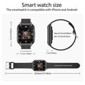 Smartwatch cu Ecran Tactil de 5.3 cm, TMKD2079351 - Img 5