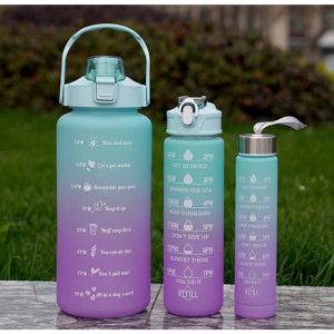 Sticla de apa ombre, 3in1 cu masura, PMBD07WZ2