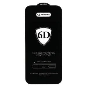 Tel Protect Full Glue 6D Tempered Glass pentru Iphone 16 Pro/ 17, negru, set 10 buc, MGPROB04289 - Img 2