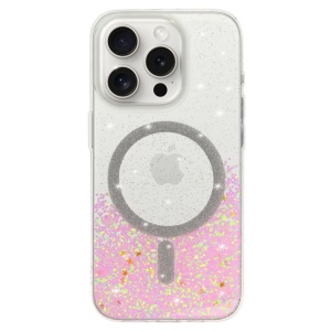 Tel Protect Moonlite Magsafe Case for Iphone 16 Plus pink clear