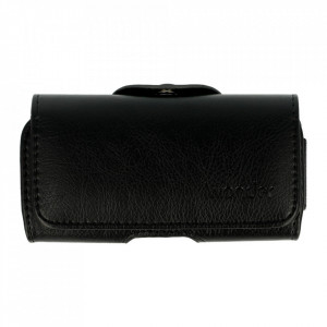 WONDER Belt Holster (SIZE 14) pentru Iphone 11/XR/Huawei P40/P30 Lite/Samsung A41/S20/S21 Negru, leather - Img 3