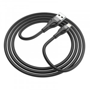 Borofone Cablu BX61 Source - USB to Lightning - 2,4A 1 metre Negru - Img 2