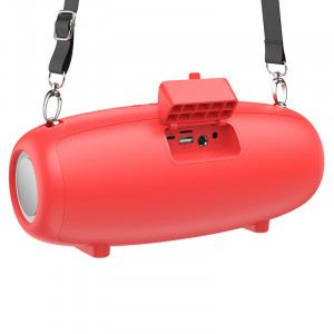 Boxa Portabila Bluetooth BP13 Dazzling with microphone Rosu - Img 3