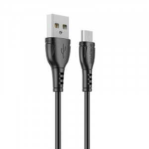 Cablu Borofone BX51 Triumph - USB to Micro USB - 2,4A 1 metre Negru - Img 3
