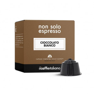 Capsule il caffe italiano Cioccolato Bianco, compatibile Dolce Gusto, 16 capsule, PMMDCCIOB48
