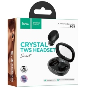 Casti Wireless Hoco, EQ3, Bluetooth 5.3, Baterie 150mAh, 150h StandBy, Smart True, AD53150 - Img 2
