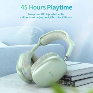 Casti Wireless Hoco, Over Ear, Bluetooth 5.3, Baterie 200h StandBy, Air Triumph, AD53200 - Img 5
