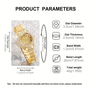 Ceas Quartz de dama, auriu, TMAB5326380 - Img 4