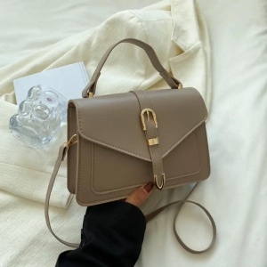 Geanta eleganta de Dama, Crossbody, maro, PMBN187222-MARO