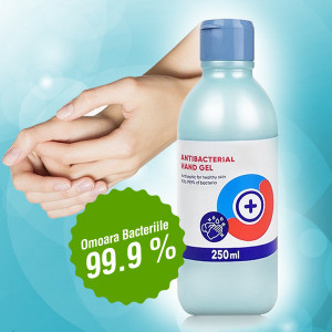 Gel De Maini Dezifectant 70% Antibacterian 250 ml