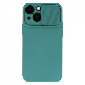 Husa Camshield Soft pentru Iphone 15 Plus Dark green