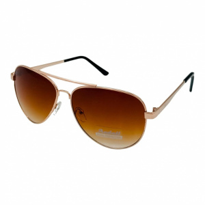 Ochelari de soare cu rama metalica, Unisex, AS-1848-MARO