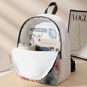 Rucsac damă Florentina cu model flori – Stil casual și adorabil, TMWE727075 - Img 4