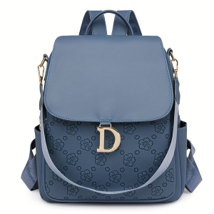 Rucsac floral stilat, inchidere cu fermoar, TMWM1156607