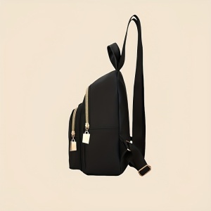 Rucsac Negru Minimalist si Stilat pentru Femei, TMHU1862437 - Img 8