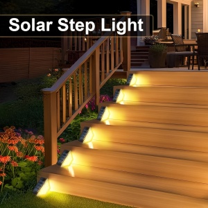 Set 6 lămpi solare LED pentru scări – Iluminat elegant și sigur pentru exterior, TMAF617397 - Img 3