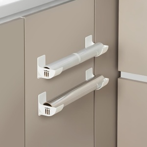 Set de 4 suporturi de depozitare fara gaurire, pentru bucatarie, PMVA124762