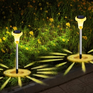 Set lămpi solare LED tip baston – Iluminat decorativ pentru alei și grădină, TMYA1205116 - Img 2