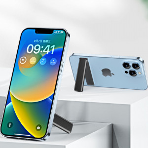 Stick-on phone kickstand Negru