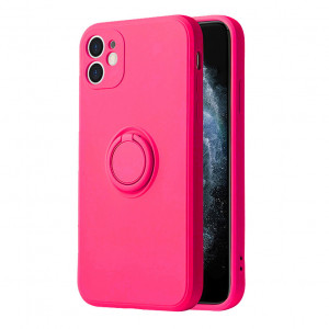 Vennus Silicone Ring pentru Iphone 12 Pro Max Roz