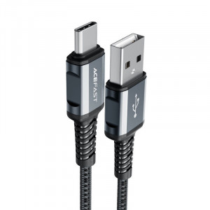 Acefast Cablu C1-04 - USB to Tip C - 3A 1,2 metri dark grey - Img 2