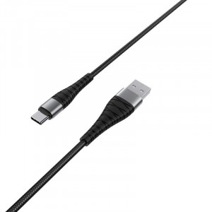 Borofone Cablu BX32 Munificent - USB to Tip C - 5A 1 metre Negru