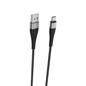Borofone Cablu BX32 Munificent - USB to Tip C - 5A 1 metre Negru - Img 2