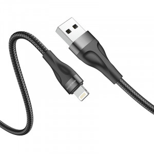 Borofone Cablu BX61 Source - USB to Lightning - 2,4A 1 metre Negru