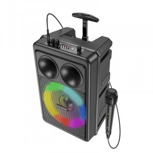 Borofone Portable Bluetooth Speaker BP9 Dancing karaoke with microphone black