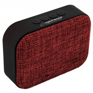 Boxa Bluetooth Esperanza Samba Red, PMEP129R3