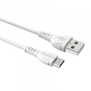 Cablu Borofone BX51 Triumph - USB to Micro USB - 2,4A 1 metre white