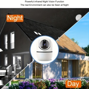 Camera de securitate WiFi fara fir cu viziune nocturna si audio bidirectional, PMYJ268666 - Img 5