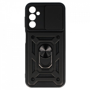 Carcasa Slide Camera Armor pentru Samsung Galaxy A14 4G/5G Negru