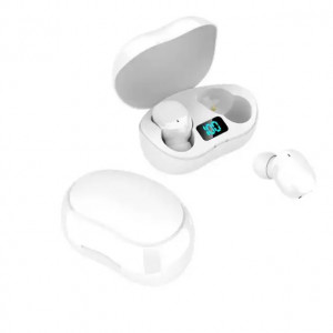 Casti fara fir, in-ear, stereo, Bluetooth, LED Display, PME8S-ALB