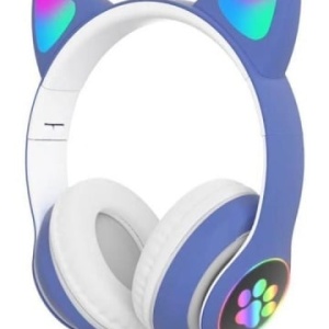 Casti Wireless pentru Copii Smartix CAT cu lumini LED, Negru, AD2650 - Img 2