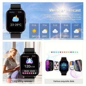 Ceas Smartwatch pentru barbati si femei, PMFW307867-AURIU - Img 6