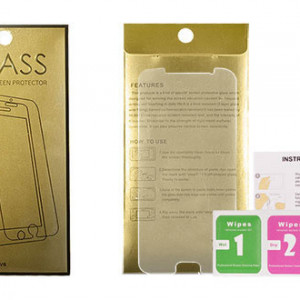 Folie de sticla Tempered Glass Gold pentru Samsung Galaxy J3 2016, PROB00619